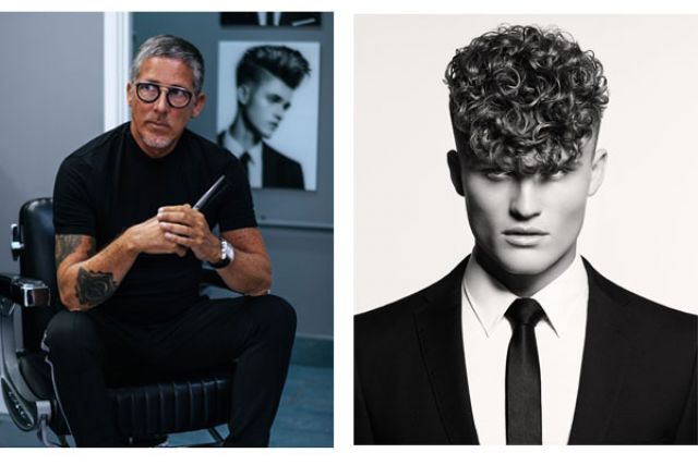 CURLY HAIR HOW TO Award winning men's hairdresser, Jim Shaw, shares men's curly hair how to