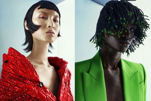 Luminescent collection from British hairdresser of the year Cos Sakkas